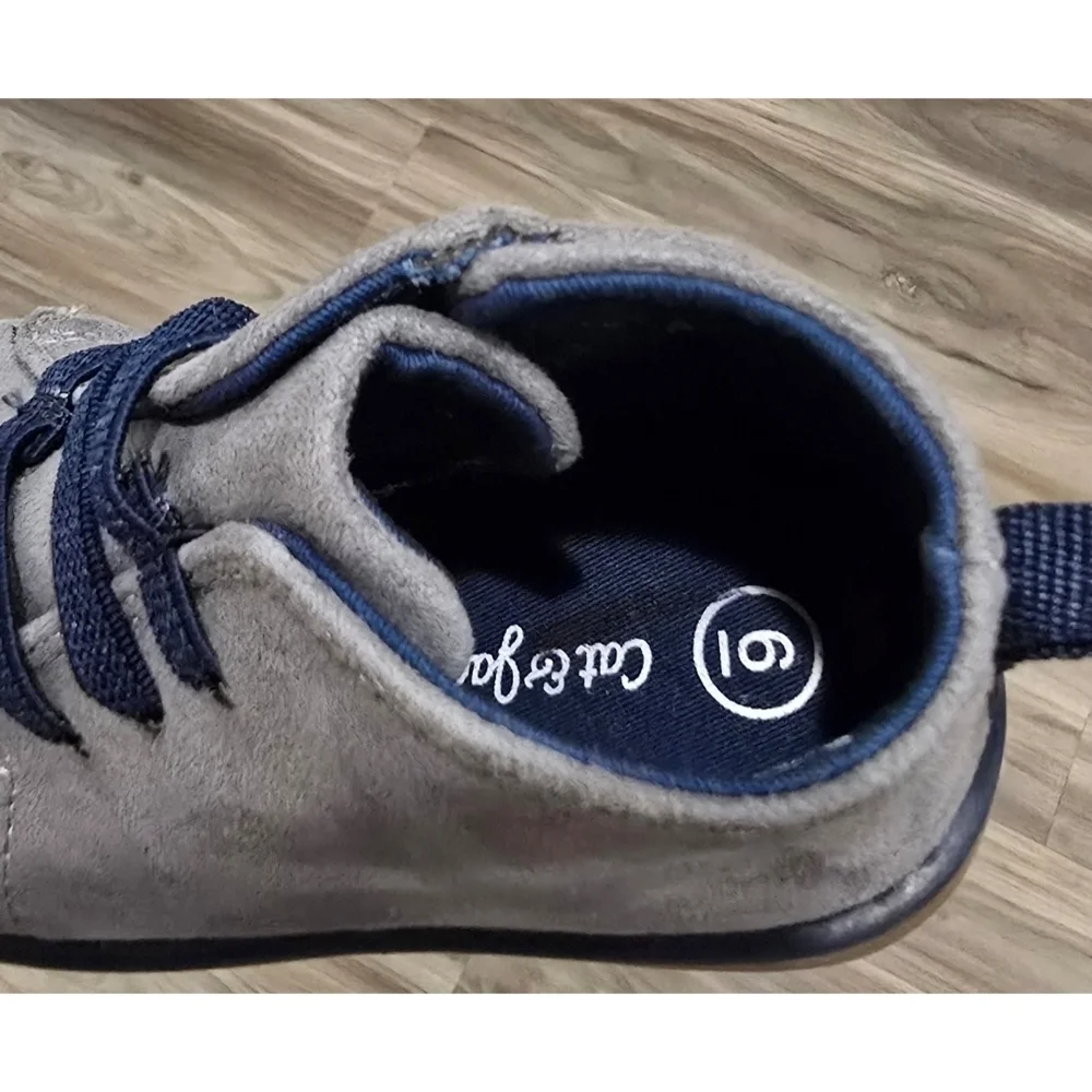 Toddler Baby Boys' Toddler Chukka Boots Shoes Cat and Jack Gray Size 6
